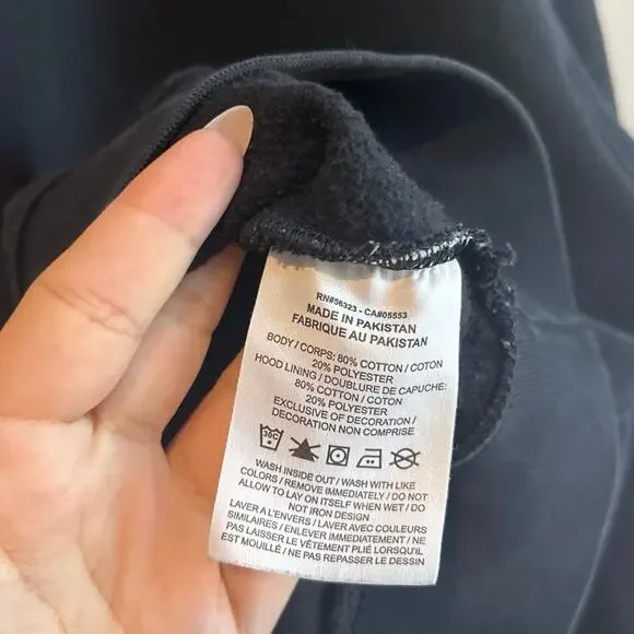 Nike Oversized Hoodie In Black Size Large - Picture 3 of 4